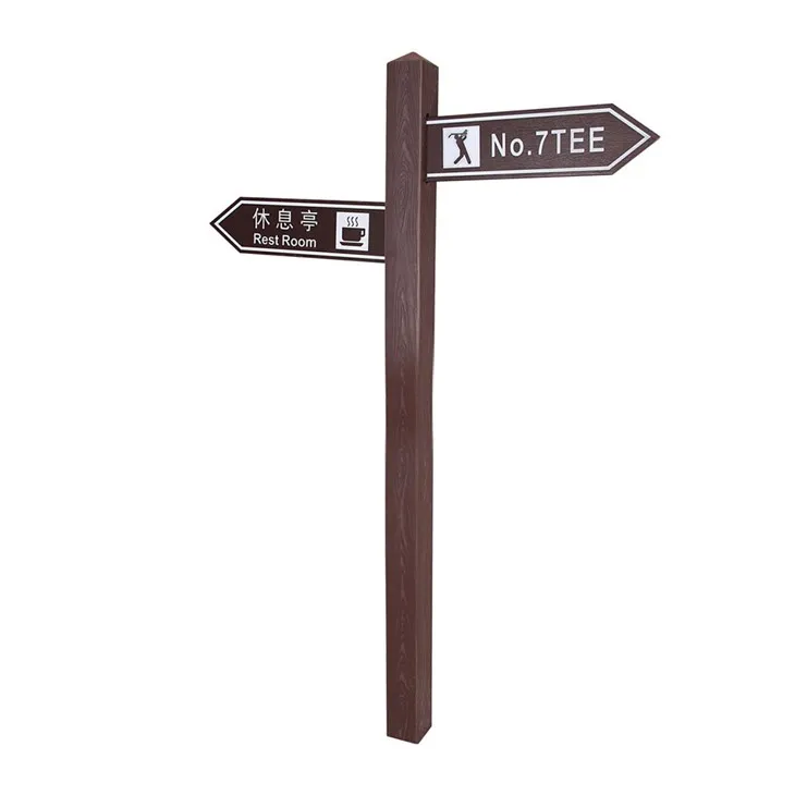 HDPE Golf Post Smerni znak