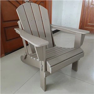 Zunanji zložljivi poly adirondack stol